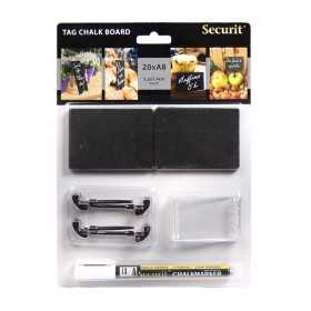 Board Securit With support Set 5,2 x 7,4 cm 20 Units Black