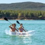 Kayak Gonflable Transparent avec Accessoires Paros InnovaGoods 312 cm 2 places (Reconditionné C)