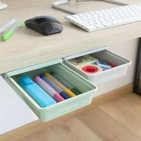 Set of Additional Adhesive Desk Drawers Underalk InnovaGoods Green ABS Plastic (Refurbished D)