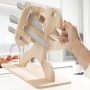 Messerset mit Holzhalterung Spartan InnovaGoods 7 Stücke Holz (Restauriert A+)