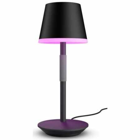 Lampe de bureau Philips Hue Go Noir Métal Silicone 220-240 V