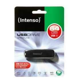 USB-minne INTENSO 3533490 USB 3.0 64 GB Svart 64 GB