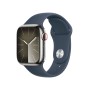 Smartklocka Apple Watch Series 9 Blå Silvrig 41 mm