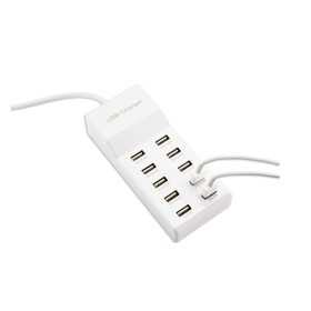 Usb Charger Securit 10 Ports White 4 x 13 x 3 cm