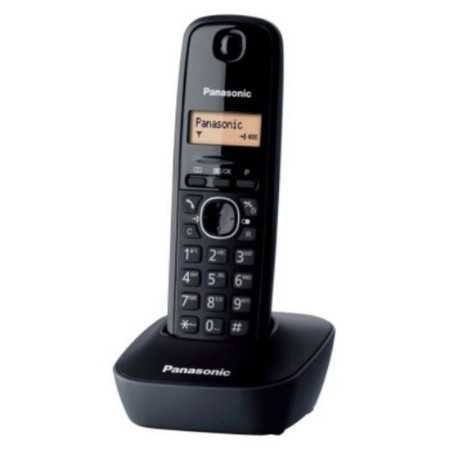 Téléphone Sans Fil Panasonic KX-TG1611SPH Noir Ambre