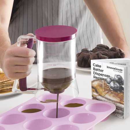 Cake Batter Dispenser with Recipe Box InnovaGoods