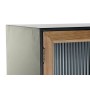 Cupboard DKD Home Decor Black Wood Metal Crystal (80 x 35 x 180 cm)