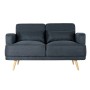 Sofa DKD Home Decor Blau Polyester Metall Glam (135 x 70 x 76 cm)