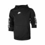 Jungen Sweater mit Kapuze REPEAT PK PO HOODIE Nike DQ5101 010 Schwarz