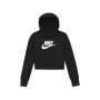 Sweat-shirt à capuche fille SPORTWEAR CLUB DC7210 Nike 010 Noir