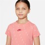 Child's Short Sleeve T-Shirt Nike Sportswear Salmon