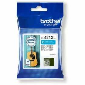 Cartouche d'encre originale Brother LC-421XLC Cyan