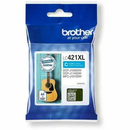 Original Ink Cartridge Brother LC-421XLC Cyan