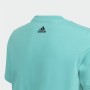 Kurzarm-T-Shirt für Kinder Adidas Essentials Aquamarin