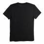 Child's Short Sleeve T-Shirt Nike Texture Swoosh Black
