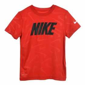 Barn T-shirt med kortärm Nike Swoosh Toss Röd