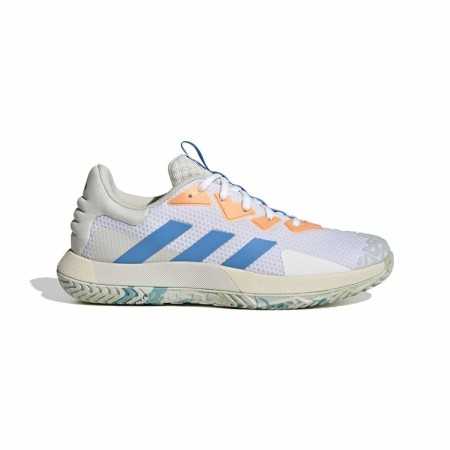 Chaussures de Running pour Adultes Adidas SoleMatch Control Blanc Gris Homme