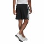 Short de Sport pour Homme Adidas Essentials 3 Stripes Aeroready Noir