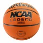 Ballon de basket Wilson NCAA Legend Blanc Orange Cuir Simili-cuir 7