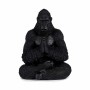 Figurine Décorative Gorille Yoga Noir 16 x 28 x 22 cm (4 Unités)