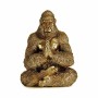 Figurine Décorative Yoga Gorille Doré 16 x 27,5 x 22 cm (4 Unités)