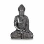 Deko-Figur Buddha Sitzend Silberfarben 17 x 32,5 x 22 cm (4 Stück)