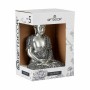 Prydnadsfigur Buddha Sittande Silvrig 17 x 32,5 x 22 cm (4 antal)