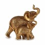 Figurine Décorative Eléphant Doré 21,5 x 20,5 x 11 cm (6 Unités)