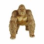 Decorative Figure Gorilla Golden 20 x 27,5 x 34 cm (2 Units)