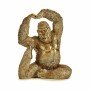 Deko-Figur Yoga Gorilla Gold 14 x 30 x 25,5 cm (3 Stück)