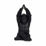 Deko-Figur Gorilla Yoga Schwarz 18 x 36,5 x 19,5 cm (4 Stück)
