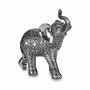 Prydnadsfigur Elefant Silvrig 21,5 x 20 x 8 cm (6 antal)