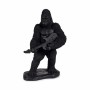 Prydnadsfigur Gorilla Gitarr Svart 17,5 x 38 x 27 cm (3 antal)