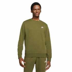Men’s Sweatshirt without Hood Nike BV2666 Olive