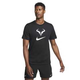 Men’s Short Sleeve T-Shirt Nike Court Dri-FIT Rafa Black
