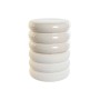 Side table Home ESPRIT White Stoneware 33 x 33 x 44 cm