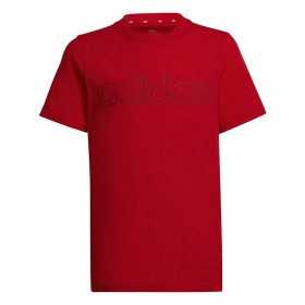 T-shirt med kortärm Barn Adidas Essentials Röd