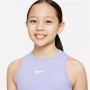 Kurzarm-T-Shirt für Kinder Nike Court Dri-FIT Victory Lavendel