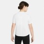 Barn T-shirt med kortärm Nike Dri-FIT One Vit