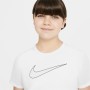 T shirt à manches courtes Enfant Nike Dri-FIT One Blanc
