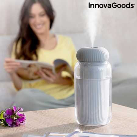 Humidificateur Ultrasonique à Diffuseur d'Arômes avec LED Stearal InnovaGoods ‎V0103247 (Reconditionné A)