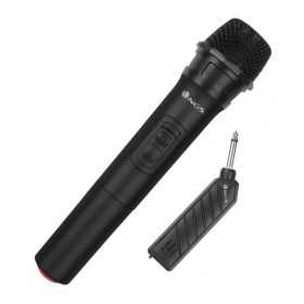 Microphone Karaoké NGS ELEC-MIC-0013 261.8 MHz 400 mAh Noir (Reconditionné B)