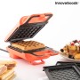 2-in-1 Waffle and Sandwich Maker with Recipes Wafflicher InnovaGoods Black Red 600 W (Refurbished A+)