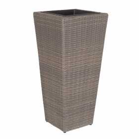 Plant pot Marlene Rattan 42 x 42 x 90 cm