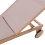 Sun-lounger Nina 200 x 65 x 36 cm Beige