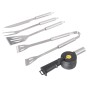 BBQ Utensils Kit with Case Stainless steel 37 x 15 x 8 cm