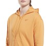 Damen Sweater mit Kapuze und Reißverschluss Reebok RI SL FRENCH TERRY H54756 Orange