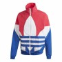 Sportjacke Unisex Adidas Originals Trefoil Rot Blau