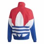 Sportjacke Unisex Adidas Originals Trefoil Rot Blau