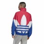 Träningsjacka Unisex Adidas Originals Trefoil Röd Blå